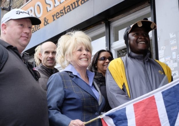 Barbara Windsor starts the SCT Charity Shop Strut