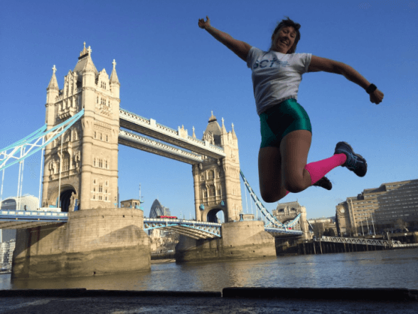 Marathon runner Helen hits £2500 fundraising target!