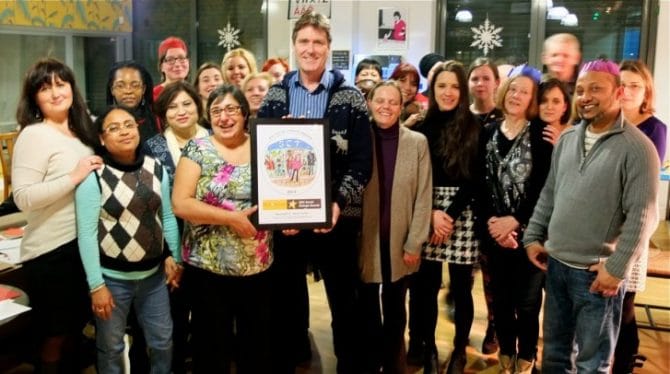 Stella Wins Lifetime Achievement Award